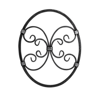 Geschmiedete Rosette