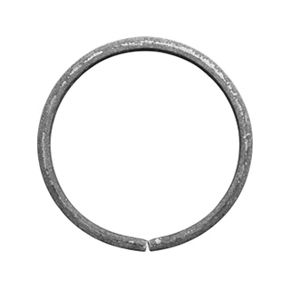 Geschmiedetes, spiralförmiges Stahlelement – Kreis mit 110 mm Durchmesser