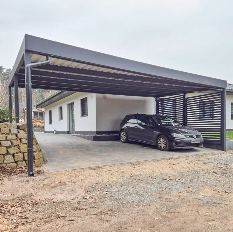 Carports aus Stahl und Aluminium