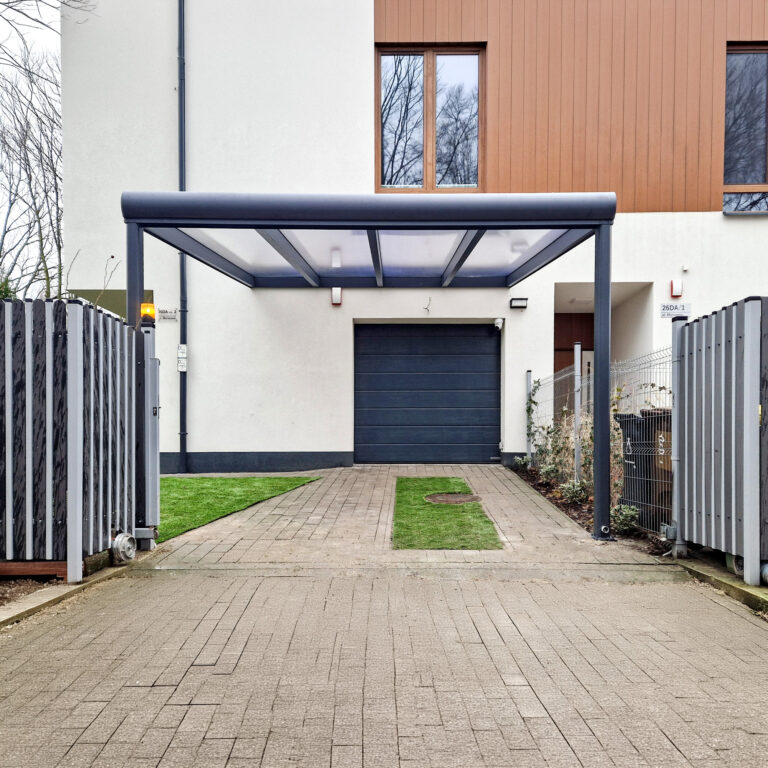 Carports aus Stahl und Aluminium
