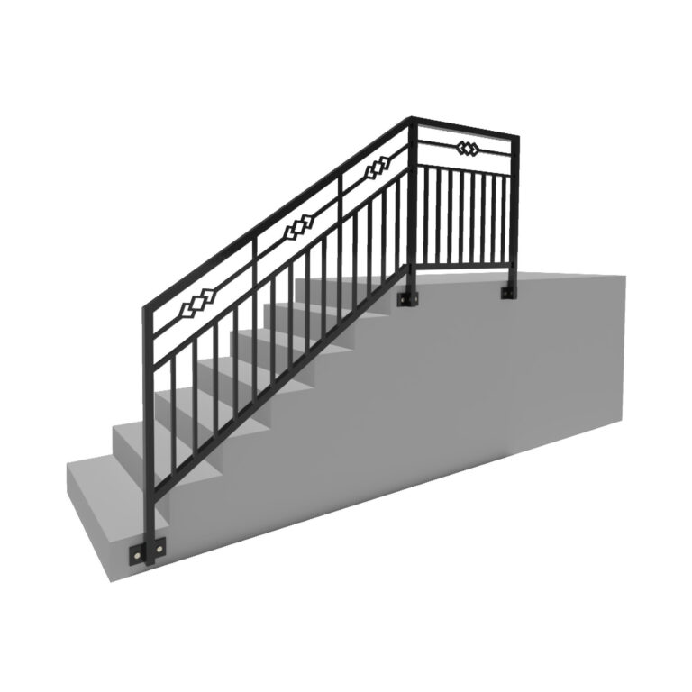 Modell 10 – Klassisch-schlichtes Zaunfeld mit dezentem Zierdetail