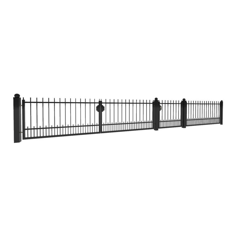 Modell 20 – Schlichtes Zaunsystem mit klarer Struktur