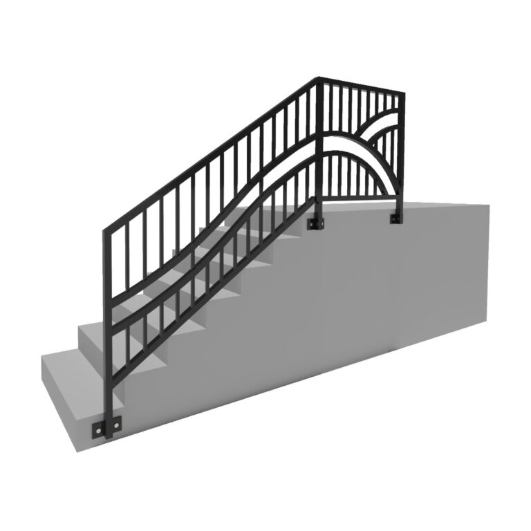 Modell 22 – Dekorativer Wellenzaun mit geschwungenem Design