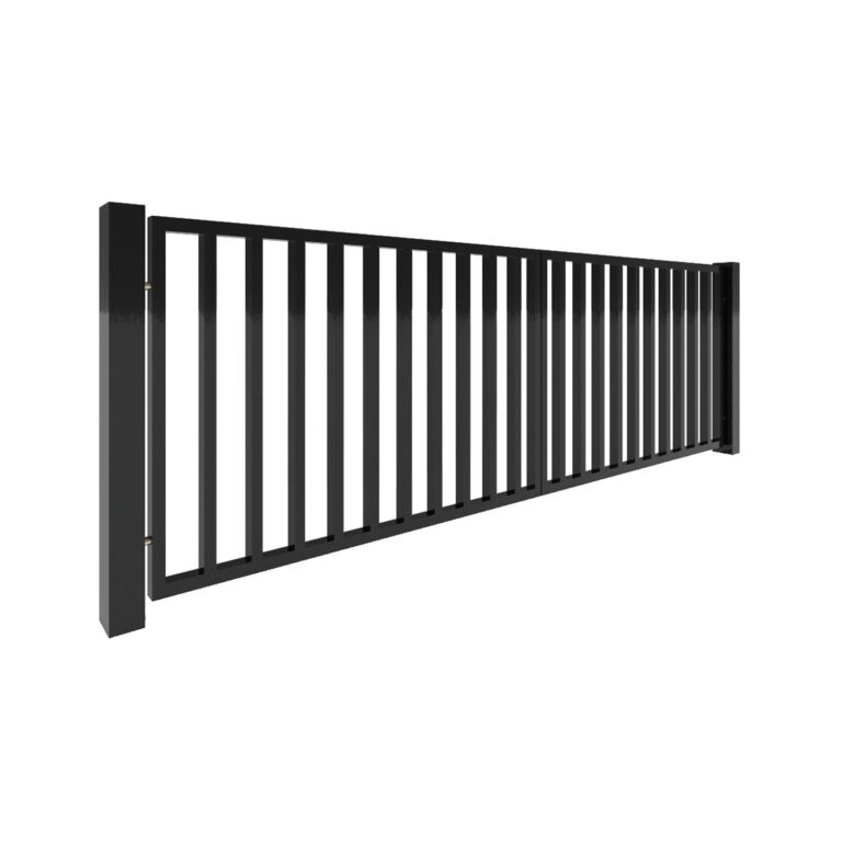 Modell 3 – Moderner Zaun komplett aus 40×40 mm Profil gefertigt