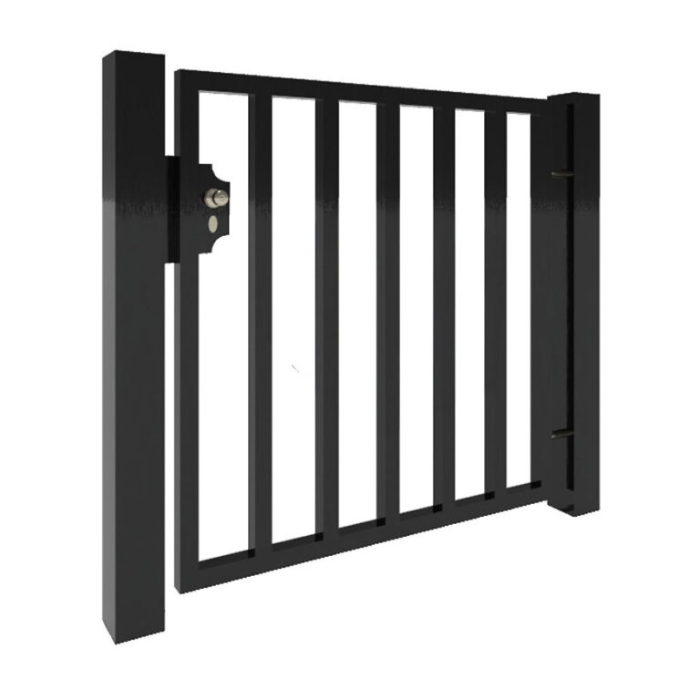 Modell 3 – Moderner Zaun komplett aus 40×40 mm Profil gefertigt