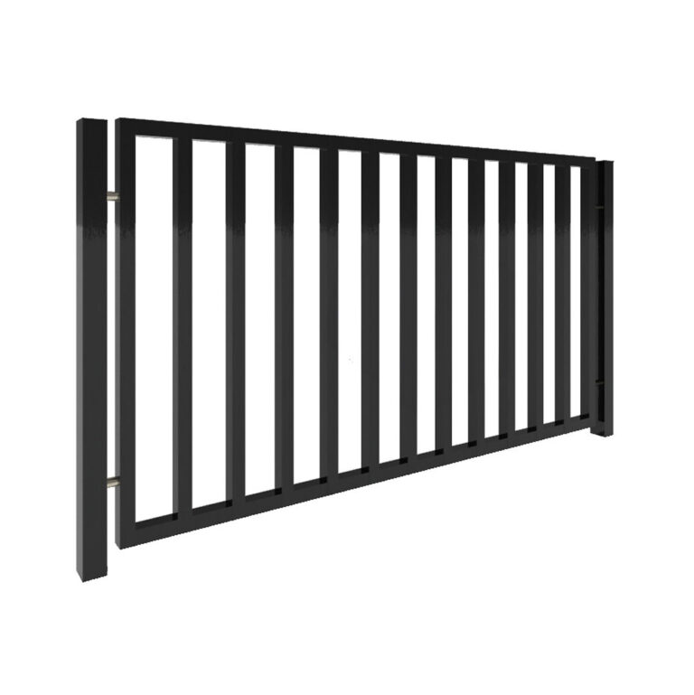 Modell 3 – Moderner Zaun komplett aus 40×40 mm Profil gefertigt