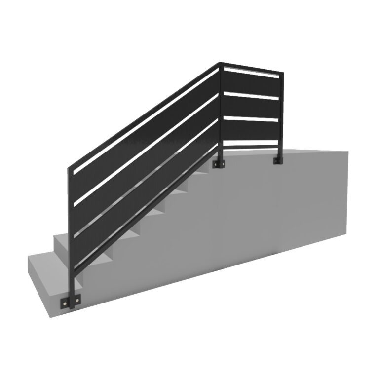 Modell 4 – Massives Design mit Edelstahloptik und klarer Struktur
